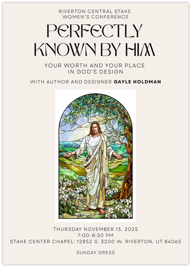 Stake Women's Conference flyer